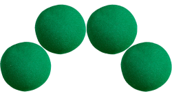 (image for) 2 inch High Density Ultra Soft Sponge Ball (Green) Pack of 4 from Magic by Gosh