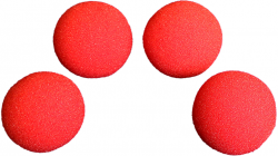(image for) 3 inch Super Soft (Red) Pack of 4 from Magic by Gosh