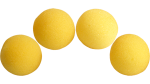 (image for) 2 inch Super Soft Sponge Ball (Yellow) Pack of 4 from Magic by Gosh