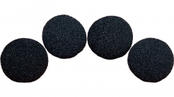 (image for) 3 inch Super Soft Sponge Ball (Black) Pack of 4 from Magic by Gosh