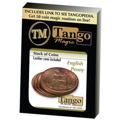 (image for) Stack of coin English Penny by Tango - Trick (D0057)