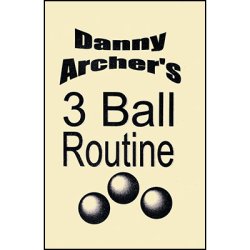 (image for) 3 Ball Routine with DVD by Danny Archer - Trick