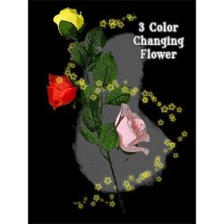 (image for) Three Color Changing Floating Flower by JL Magic - Trick