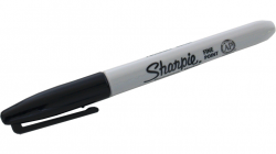 (image for) (Ungimmicked) Fine-Tip Sharpie (Black) box of 12 by Murphy's Magic Supplies - Trick