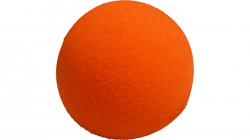 (image for) 4 inch Super Soft Sponge Ball (Orange) from Magic by Gosh (1 each)