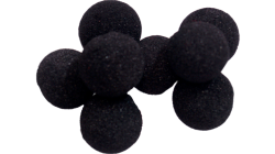 (image for) Mini Regular Sponge Ball (Black) Bag of 8 from Magic by Gosh