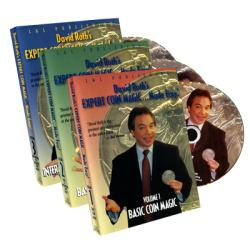 (image for) David Roth Expert Coin Magic Made Easy (3 Vol. set) - DVD