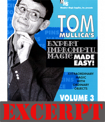 (image for) Stern Paper Fold video DOWNLOAD (Excerpt of Mullica Expert Impromptu Magic Made Easy Tom Mullica- #3, DVD)