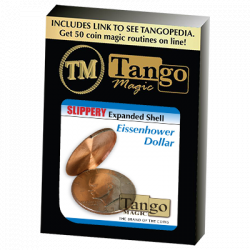 (image for) Slippery Expanded Shell Eisenhower Dollar (D0090) by Tango - Trick