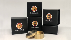 (image for) Okito Coin Box (BRASS w/Online Instructions)(B0028) One Dollar by Tango Magic - Trick