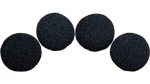 (image for) 1.5 inch High Density Ultra Soft Sponge Ball (Black) Pack of 4 from Magic by Gosh