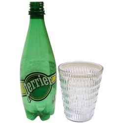 (image for) Floating Perrier (bottle and Glass) by Wood Crafters - Trick