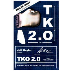 (image for) TKO 2.0 Gimmick only (white) by Jeff Kaylor - Trick