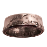 (image for) Genuine Half-Dollar Ring (12.5/21.89 mm)By Diamond Jim Tyler - Trick