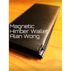 (image for) Leather Magnetic Himber Wallet by Alan Wong - Trick