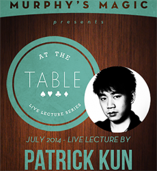 (image for) At The Table Live Lecture - Patrick Kun 1 July 9th 2014 video DOWNLOAD