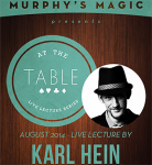 (image for) At The Table Live Lecture - Karl Hein August 6th 2014 video DOWNLOAD