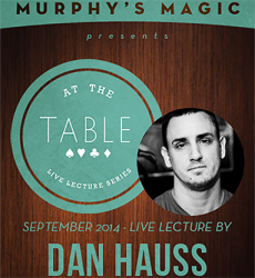 (image for) At The Table Live Lecture - Dan Hauss September 10th 2014 video DOWNLOAD