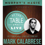 (image for) At The Table Live Lecture - Mark Calabrese 1 October 29th 2014 video DOWNLOAD