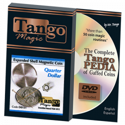 (image for) Expanded Shell Quarter Magnetic (D0151) by Tango - Trick