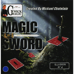 (image for) Magic Sword Card (Blue)by Mickael Chatelain - Trick