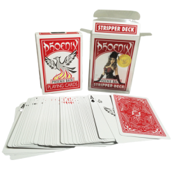 (image for) Phoenix Stripper Deck Red (Casino Quality) by Card-Shark - Trick