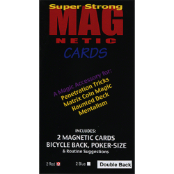 (image for) Magnetic Card (Double Back Red) by Chazpro Magic - Trick