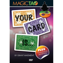 (image for) Your Card Is (DVD and Gimmick) by Grant Maidment and Magic Tao - DVD