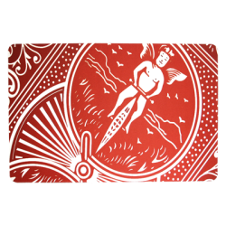 (image for) Pro-elite Workers Mat (Red Card Design) by Paul Romhany - Trick