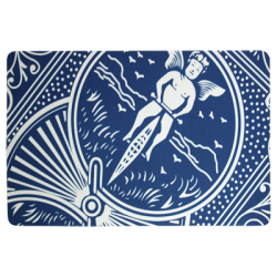(image for) Pro-elite Workers Mat (Blue Card Design) by Paul Romhany - Trick