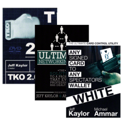 (image for) The Jeff Kaylor Sampler Pack (Includes Any Card to Any Spectator's Wallet-WHITE, TKO2.0, and The Ultimate Networking Tool) - Trick