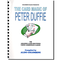 (image for) The Card Magic Of Pete Duffie (Spiral Bound) by Aldo Colombini - Book