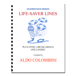 (image for) Life Saver Lines (Spiral Bound) by Aldo Colombini - Book