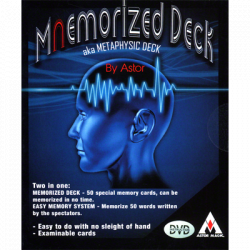 (image for) Mnemorized Deck by Astor - Trick & on-line instructions