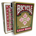 (image for) Bicycle Leaf Back Deck (Red) by Gambler's Warehouse