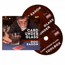 (image for) Doc Eason Card Under Glass (2 DVD set) by Kozmomagic - DVD