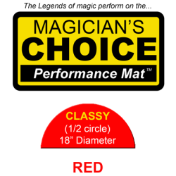 (image for) Classy Close-Up Mat (RED - 18 inch) by Ronjo - Trick