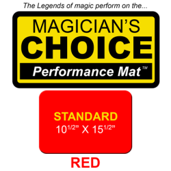 (image for) Standard Close-Up Mat (RED - 10.5x15.5) by Ronjo - Trick