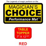 (image for) Table Topper Close-Up Mat (RED - 7x12.5) by Ronjo - Tric