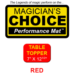 (image for) Table Topper Close-Up Mat (RED - 7x12.5) by Ronjo - Tric