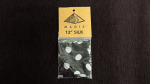 (image for) Silk 12 inch (Black with White Polka Dots) by Pyramid Gold Magic