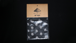 (image for) Silk 18 inch (Black with White Polka Dots) by Pyramid Gold Magic