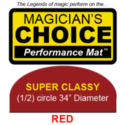 (image for) Super Classy Close-Up Mat (RED, 34 inch) by Ronjo - Trick