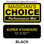 (image for) Bartender's Choice Close-Up Mat (BLACK Super Standard - 12x32.5) by Ronjo - Trick