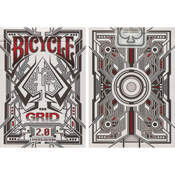 (image for) Bicycle Grid 2.0 Red Limited Edition by Gamblers Warehouse - Trick