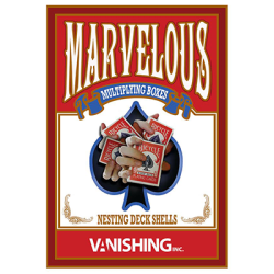 (image for) Marvelous Multiplying Card Boxes (Gimmick and DVD) by Matthew Wright and Vanishing Inc - Trick