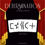 (image for) Determination (Gimmicks & DVD) by Federico Poeymiro - Trick