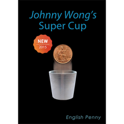 (image for) Super Cup (English Penny) by Johnny Wong -(1 dvd and 1 cup) Trick