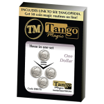 (image for) Three in One (Eisenhower Dollar) Set (D0175) by Tango - Trick
