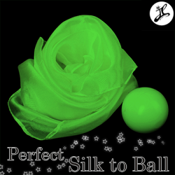 (image for) Perfect Silk to Ball GREEN (Automatic) by JL Magic - Trick